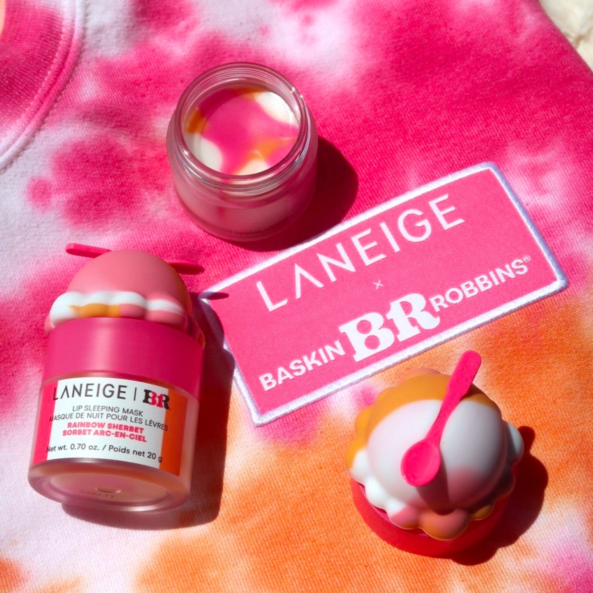 LANEIGE x Baskin-Robbins™ Tie-Dye Crewneck