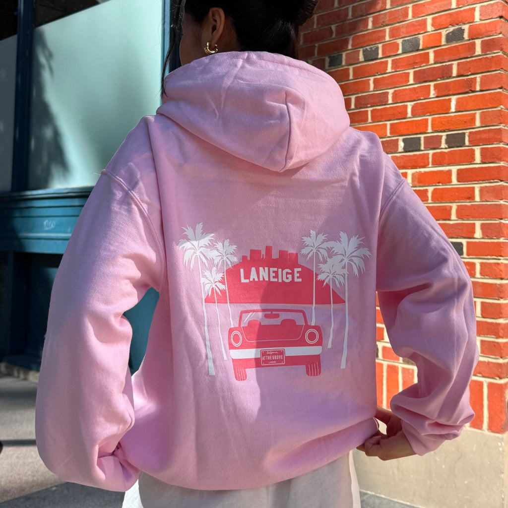 The Grove LA Pink Hoodie