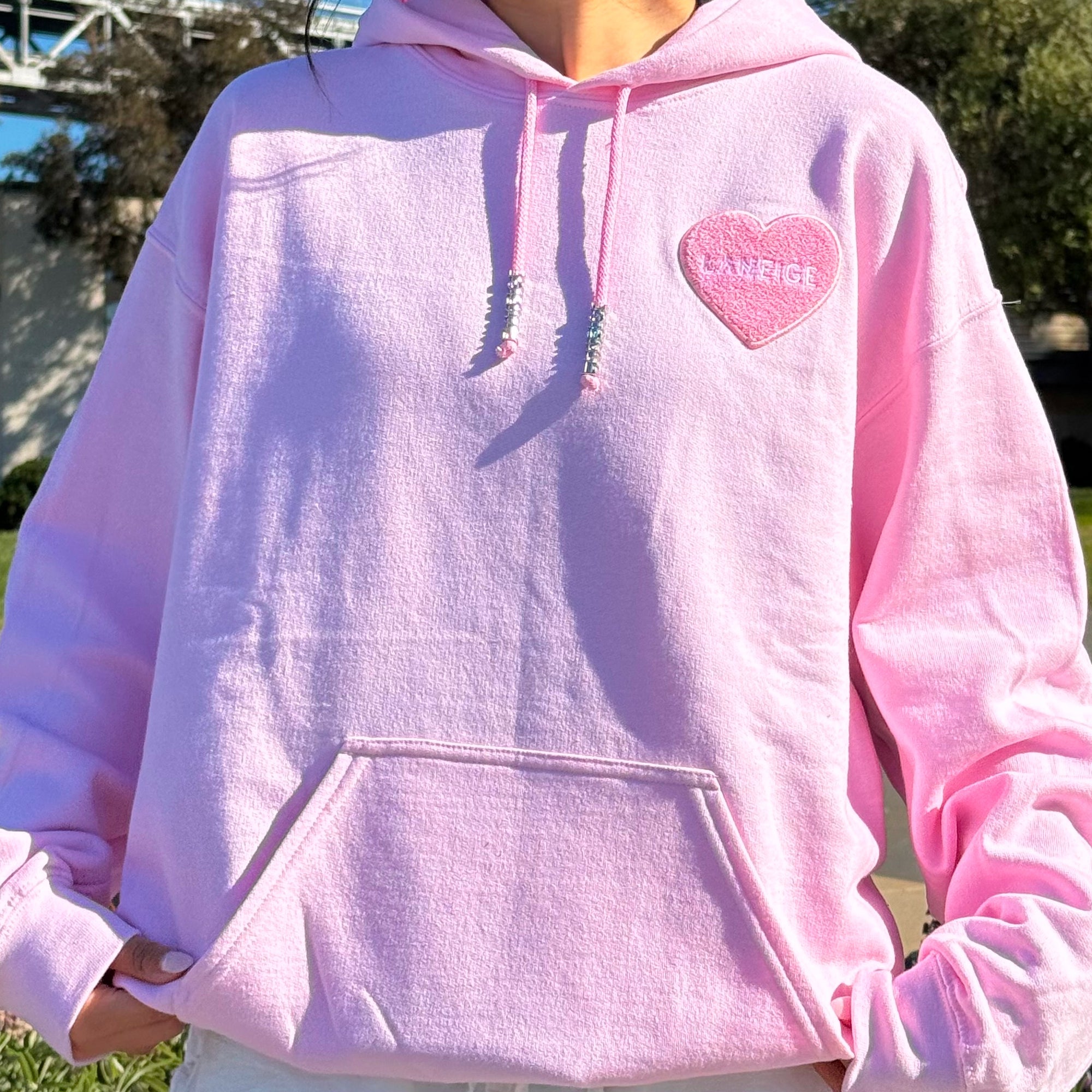 The Grove LA Pink Hoodie
